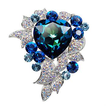 R.A luxury crystal brooch 500377