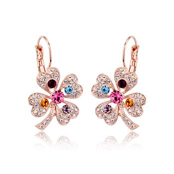 Italinafull of crystal earring 125042