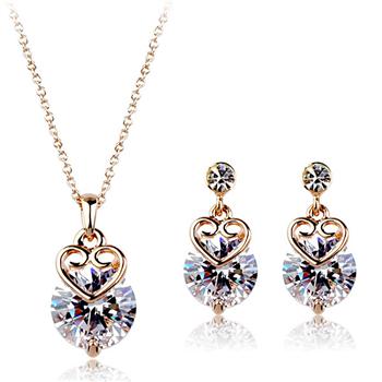 Italina zircon jewelry set 420064