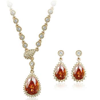 Austrian crystal fashion jewelry set 212421