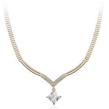 Austrian crystal necklace 400302