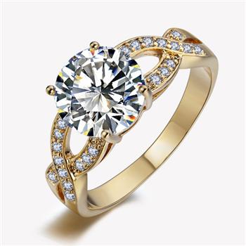 Hot sale fashion zircon ring 10263036