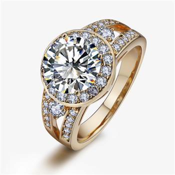 Hot sale fashion zircon ring 10265036