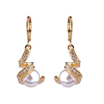 Italina fashion earring(yellow gold)8275...