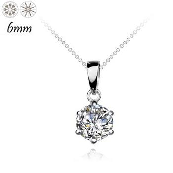 6MM silver pendant(excluding chain) 781393