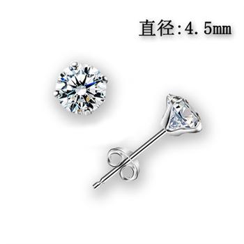 Fashion pure silver earring 710288