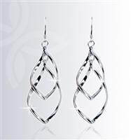 Fashion silver earrings 530469
