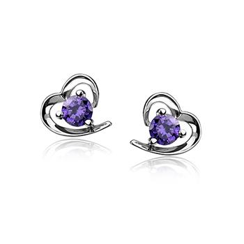 Fashion silver earrings 710400