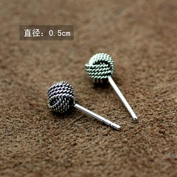 Fashion silver earrings 810031