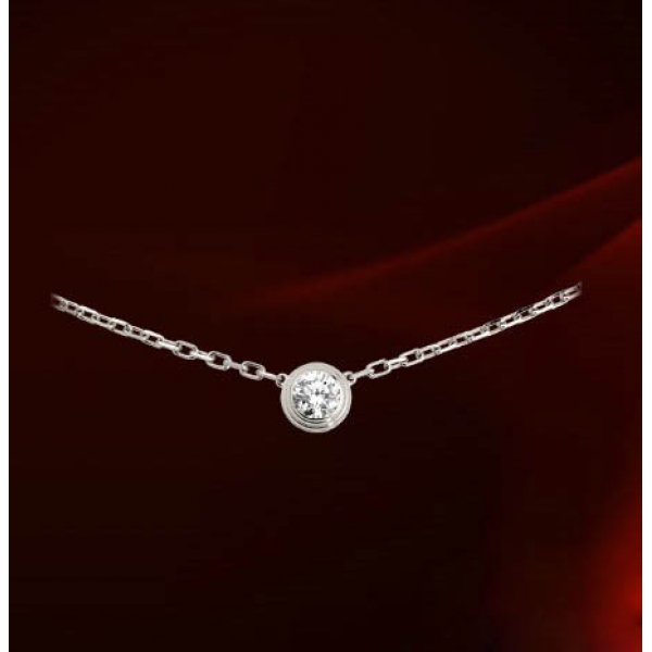 Italina Rigant elegant necklace with large diamond  860552