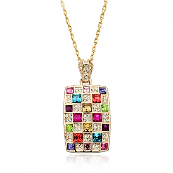 R.A  crystal necklace 330750