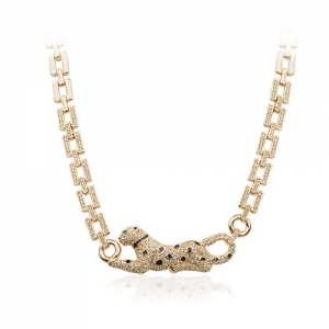 Italina leopard necklace 200812