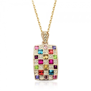 R.A  crystal necklace 330750