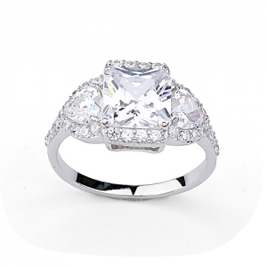 Hot sale fashion luxury zircon wedding ring    10247
