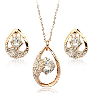 Italina zircon jewelry set 220471