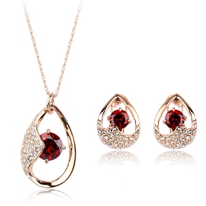 Italina zircon jewelry set 220471