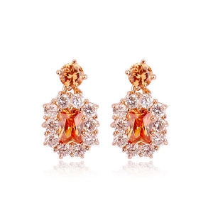 R.A zircon stud earring 0859730736