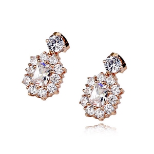 R.A zircon stud earring 0859730736