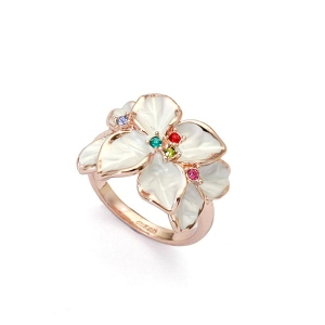 Austrian crystal ring 95676