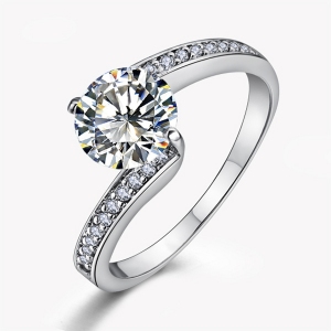 Hot sale fashion zircon ring    10244