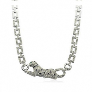 Italina leopard necklace 200812