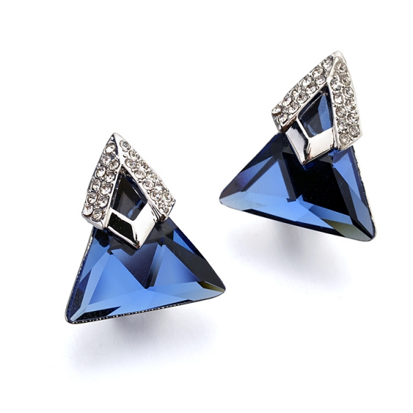 Italina triangle crystal earring 1256860702 