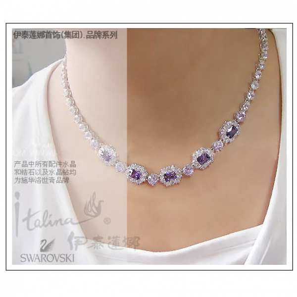 Austrian crystal necklace 200840