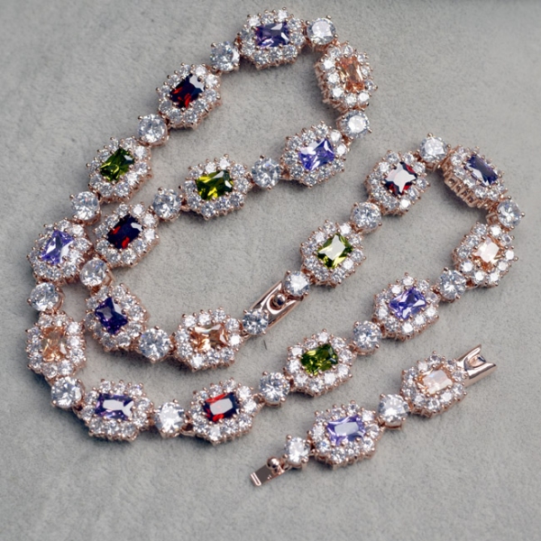 Austrian crystal necklace 200852