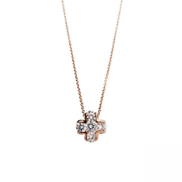 R.A zircon necklace  400495