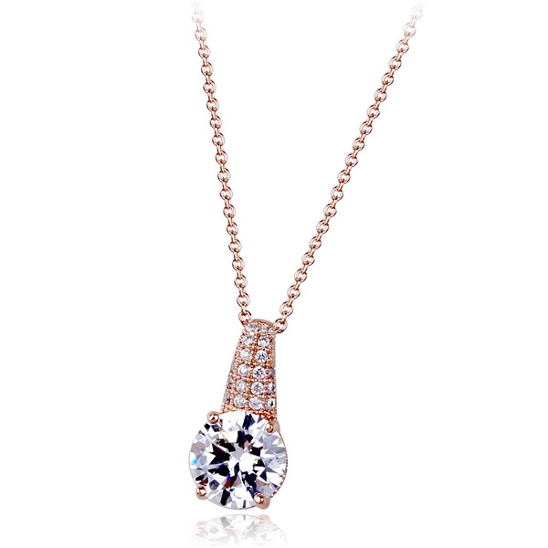 R.A zircon necklace 135053