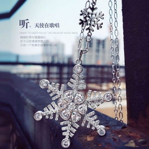 Allencoco zircon necklace 60038002