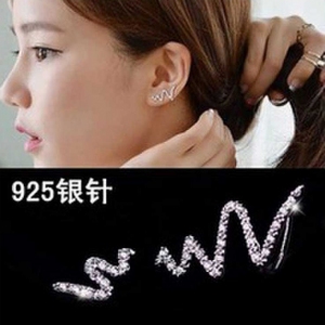Allencoco Snake Shape earring BW0012962 Allencoco Snake Shape earring BW0012962