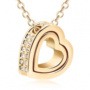 Allencoco heart necklace 3502602