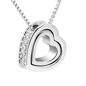 Allencoco heart necklace 3502602