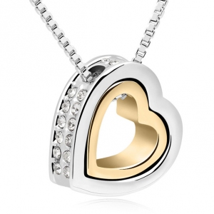 Allencoco heart necklace 3502602