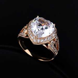 Hot sale fashion zircon ring 10246036