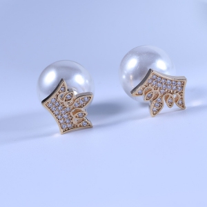 Allencoco pearl earring 208084002 