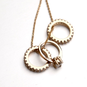 Rigant 3 circles necklace  62078