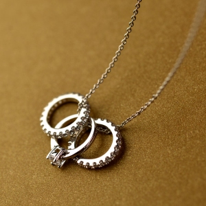 Rigant 3 circles necklace  62078