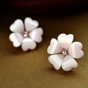 Rigant acrylic flower earring   86709