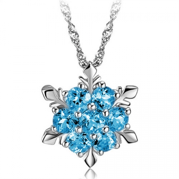 Sapphire 925 sterling silver pendant(excluding chain)   782853