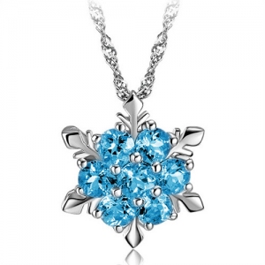 Sapphire 925 sterling silver pendant(excluding chain)   782853