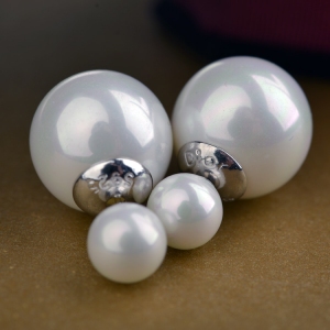 925 silver pearl earring  510483