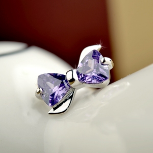 925 silver zircon earring  710855