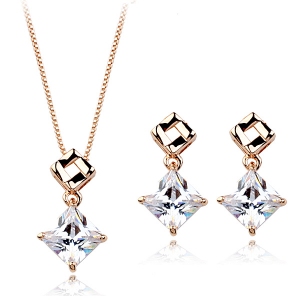 Italina zircon jewelry set  220750