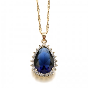 Allencoco zircon necklace  3070093036