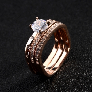 Allencoco zircon ring 