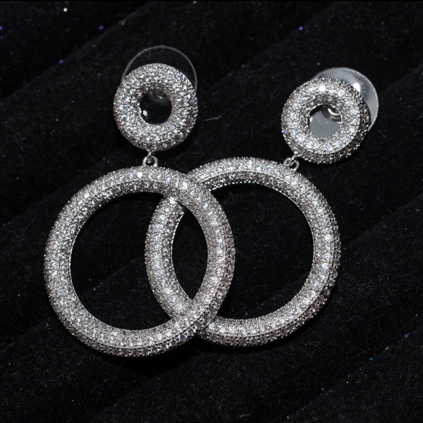 Allencoco zircon earring  208126002