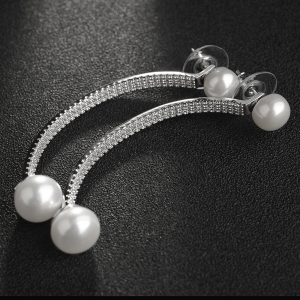 Allencoco pearl earring  208283