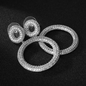 Allencoco zircon earring  208126002